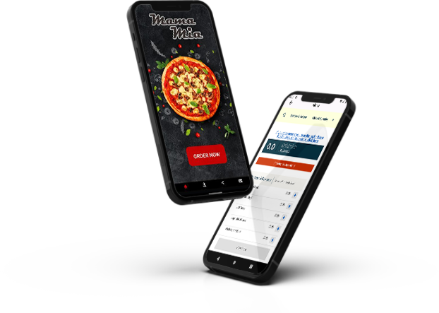 Mama Mia Italian Pizza Birmingham  app mockup